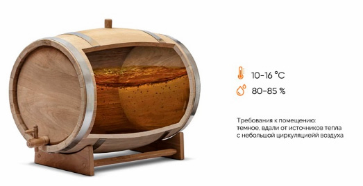 Дубовая бочка от производителя купить